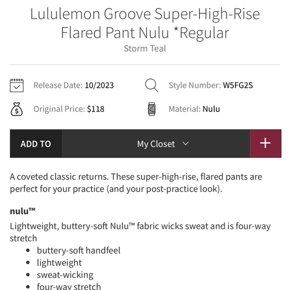 lululemon athletica Teal Leggings - Picture 4 of 9